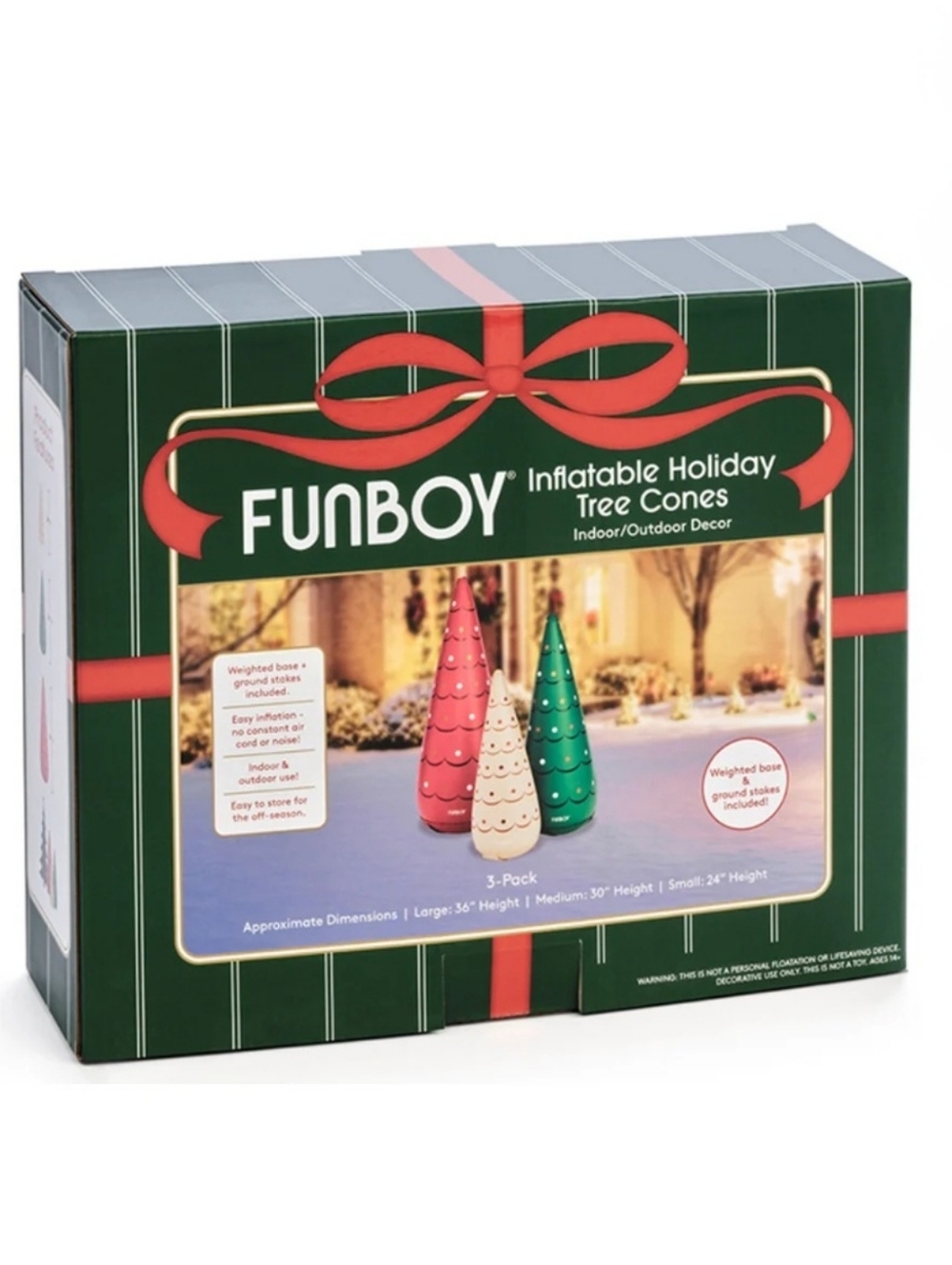 Inflatable Holiday Tree Cones